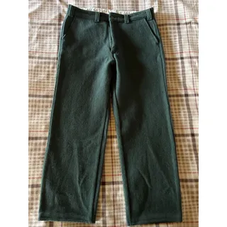 Photo of Vintage Codet Heavy Green Wool Blend Outdoor Pants Made in Canada Men's sz 35x28
