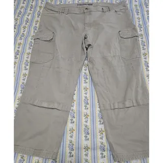 Photo of Duluth Trading Co Flex Fire Hose Relaxed Fit Cargo Pants Khaki 48x30