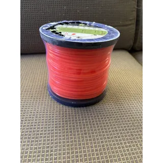 Photo of .095" Weed Eater String, Square Orange Heavy Duty String Trimmer Line, Weed W...