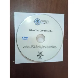 Photo of When You Can't Breathe With Katy Bowman DVD disc only