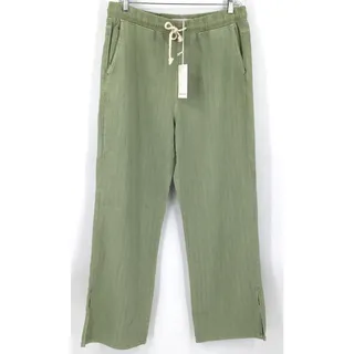Photo of Dear John Kayla Pants Large Lettuce Green Cotton Ramie Pull On Wide Leg NWT