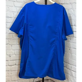 Photo of Cherokee UWG Royal Blue Nursing Scrub Top (Size 2XL)