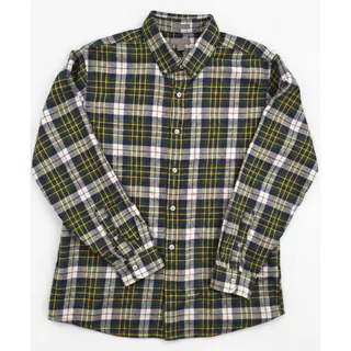 Photo of Eddie Bauer Men’s Large Relaxed Fit Plaid Cotton Button Down Shirt