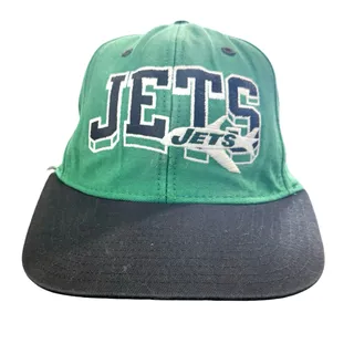 Photo of New York Jets Reebok Green Black Snap Back Baseball Hat NFL Vintage Collection
