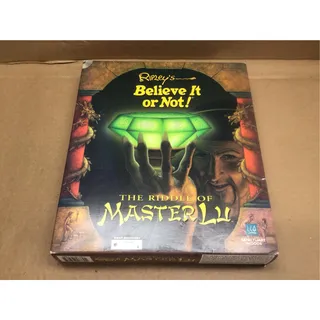 Photo of Ripleys Believe It or Not The Riddle of Master Lu PC CD-ROM Big Box CIB 1995
