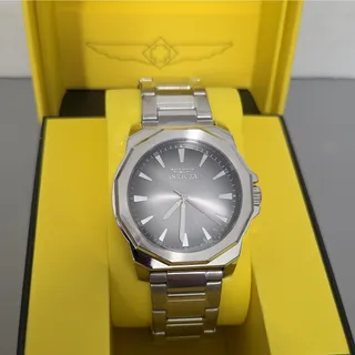 Photo of Invicta Men's 42mm Quartz Watch Gray Sunburst Dial SS Bracelet w/ Box & Warranty