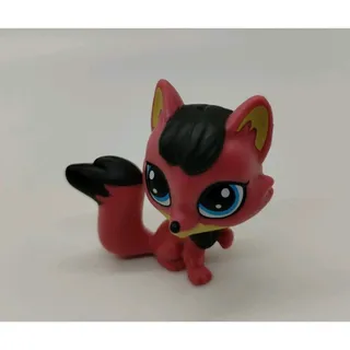 Photo of Littlest Pet Shop Authentic # 4145 Breena Bowerman Pink Brown Mini Fox