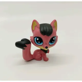 Photo of Littlest Pet Shop Authentic # 4145 Breena Bowerman Pink Brown Mini Fox