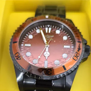 Photo of Invicta Pro Diver Kromatyk Men's 43mm Red Dial Black SS Bracelet