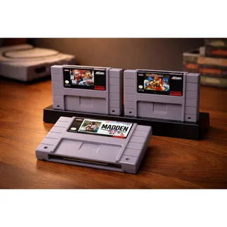 Photo of Super Nintendo SNES NFL Video Games Lot of 3 Made In Japan