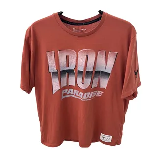 Photo of Under Armour Project Rock "Iron Paradise" Dare To Fail T-Shirt Men's Size Large