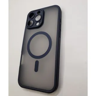 Photo of TOCOL Translucent Magnetic Case for Apple iPhone 16 Pro Max (Dark Navy Blue)