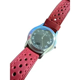 Photo of Gucci 5500L Women's Watch Black Roman Dial Date Quartz Stainless Steel