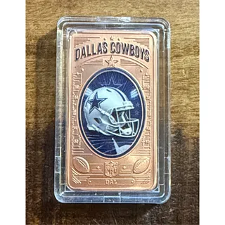 Photo of Dallas Cowboys 1 oz .999 Fine Copper Bar NFL Pro Football Collection