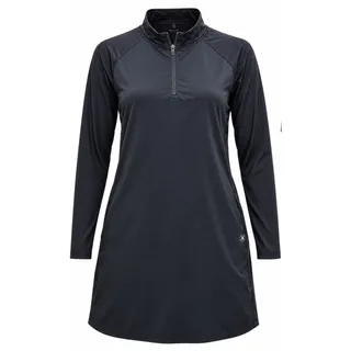 Photo of Hurley Women's Long Sleeved 1/4 Zip Activewear Black Dress Size XXL