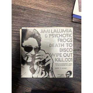 Photo of JIMI LALUMIA & THE PSYCHOTIC FROGS- Death To Disco 7 Inch 45 Death Records 1977