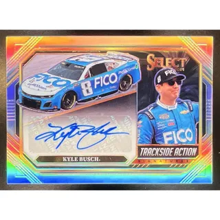 Photo of 2024 Panini Select Nascar Kyle Busch #TAS-KYB Trackside Action Signatures Auto