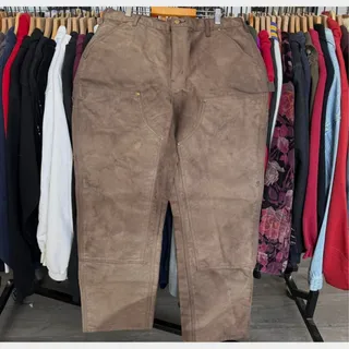 Photo of Carhartt Double Knee Super Faded Baggy Workwear Pants.