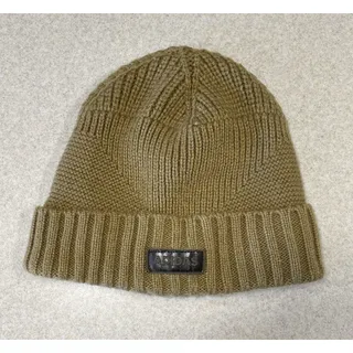 Photo of Adidas Beanie Men’s Brown Ribbed Knit Cuff Winter Sport Casual 