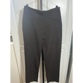 Photo of Kim Rogers Women’s Pull On Brown Shaping Dress Pants Sz 8 AVG