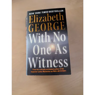 Photo of ❄️With No One As Witness by Elizabeth George