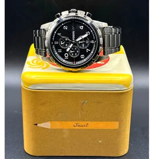 Photo of Fossil Dean FS4721 Gunmetal Chronograph Stainless Steel Watch 45mm