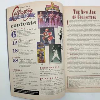 Photo of White's Guide to Collecting Figures January 1995 Premier Edition White Ranger