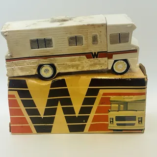 Photo of Vintage Avon Winnebago Motorhome Deep Woods After Shave Bottle 1973 RV
