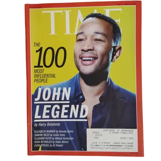 Photo of TIME Magazine May 1/8 2017 100 Most Influential People John Legend Back Issue