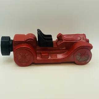 Photo of Vintage Avon Stutz Bearcat 1914 Blend 7 Cologne Red Car Bottle Mostly Full