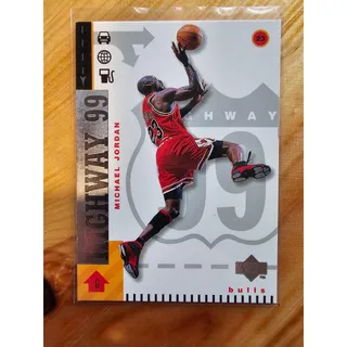 Photo of Michael Jordan 1998-1999 Upper Deck #290 Highway 99 - Chicago Bulls - NBA
