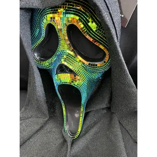 Photo of SCREAM DISCO OIL SLICK GHOST FACE MASK HALLOWEEN COSTUME NEW