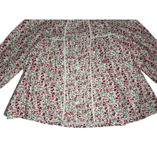 Photo of Free Planet Girls 2T Long Sleeve Colorful Floral Button Down Casual Top