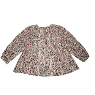 Photo of Free Planet Girls 2T Long Sleeve Colorful Floral Button Down Casual Top