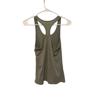 Photo of Nike Women's Small Solid Gray Scoop Neck Racerback DriFit Tank Top