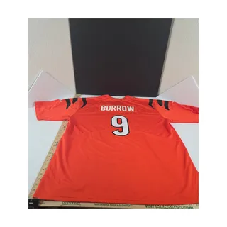 Photo of Nike Joe Burrow #9 Cincinnati Bengals Orange NFL On Field Jersey Men’s XL NWT