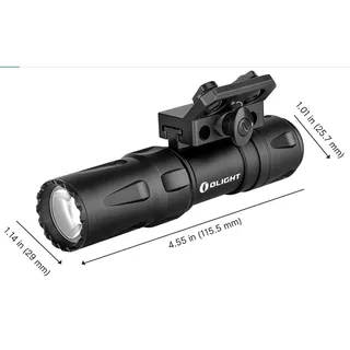 Photo of OLIGHT Odin Mini 1250 Lumen Rechargeable LED Flashlight Mount Kit - New