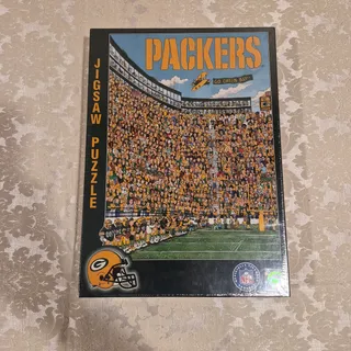 Photo of NFL Green Bay Packers John Holladay Jigsaw Puzzle 1994 513 Piece Lambeau Field