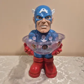 Photo of Captain America Marvel Comics by Rubies - Large 20" Candy Bowl Holder Figure