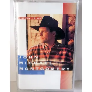 Photo of Kickin' It Up by John Michael Montgomery 90's Country Cassette Tape Sealed NOS