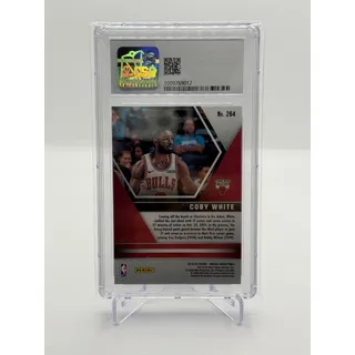 Photo of 2019-20 Panini Mosaic #211 Coby White Graded CSG 9 Mint Chicago Bulls