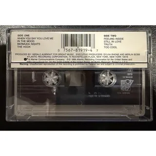 Photo of Gerald Albright Bermuda Nights Cassette Tape 1988 Jazz Saxophone