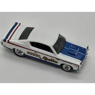 Photo of Hot Wheels Premium ’70 AMC Rebel Machine White Red Blue Real Riders Hard to Find