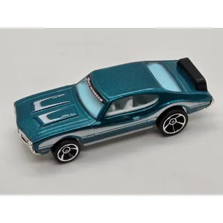 Photo of 2011 Hot Wheels ’68 Olds 442 Muscle Mania Teal Metallic Loose 1:64 Diecast