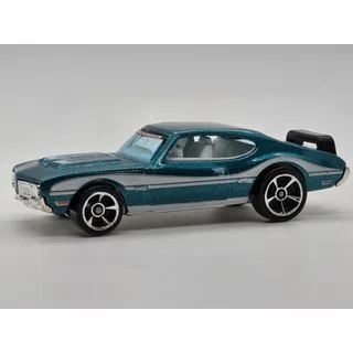 Photo of 2011 Hot Wheels ’68 Olds 442 Muscle Mania Teal Metallic Loose 1:64 Diecast