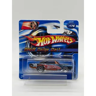 Photo of 2006 Hot Wheels ’68 Dodge Dart Instant Win Orange Blue Flames #38 Short Card