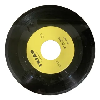 Photo of Al King Reconsider Baby On My Way Vinyl Record Blues 45 RPM Triad 501 Near Mint