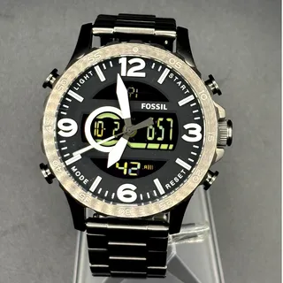 Photo of Fossil Nate JR1491 Analog Digital 50mm Gunmetal Men’s Watch 10 ATM