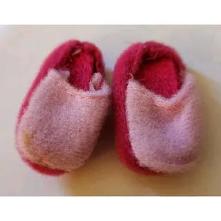 Photo of Vintage Barbie Midge Two Tone Pink Slippers