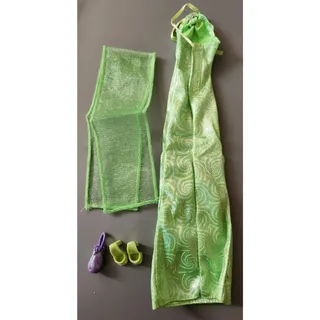 Photo of Vintage Barbie Midge Evening Gown, Wrap, Shoes & Purse